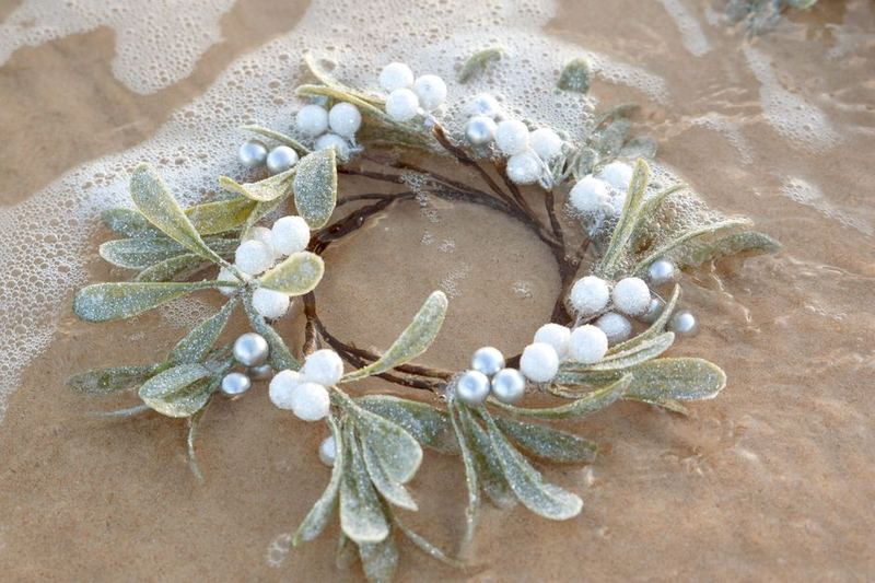 Couronne Fleurs Séchées