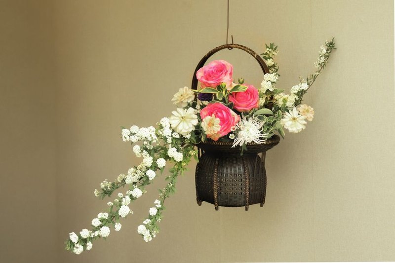 Panier Fleurs Luxe